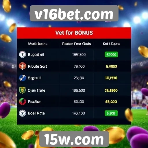 Comparativo de bônus oferecidos pelo v16bet